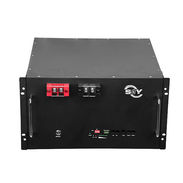 Rack mount 48v 100ah telecom Lithium ion battery pack lifepo4 for solar system