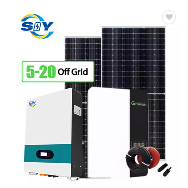 Energy Storage With Inverter And PV Panel 3-20Kwh Off Grid Solar System