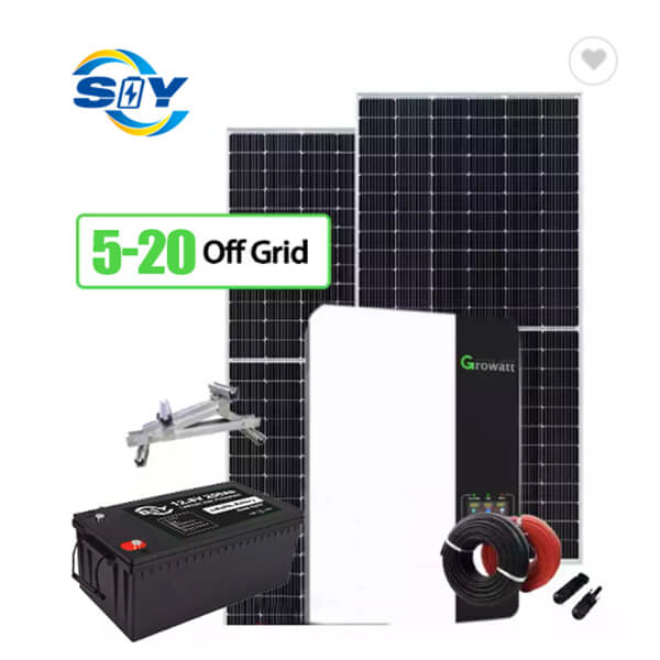 Energy Storage With Inverter And PV Panel 3-20Kwh Off Grid Solar System